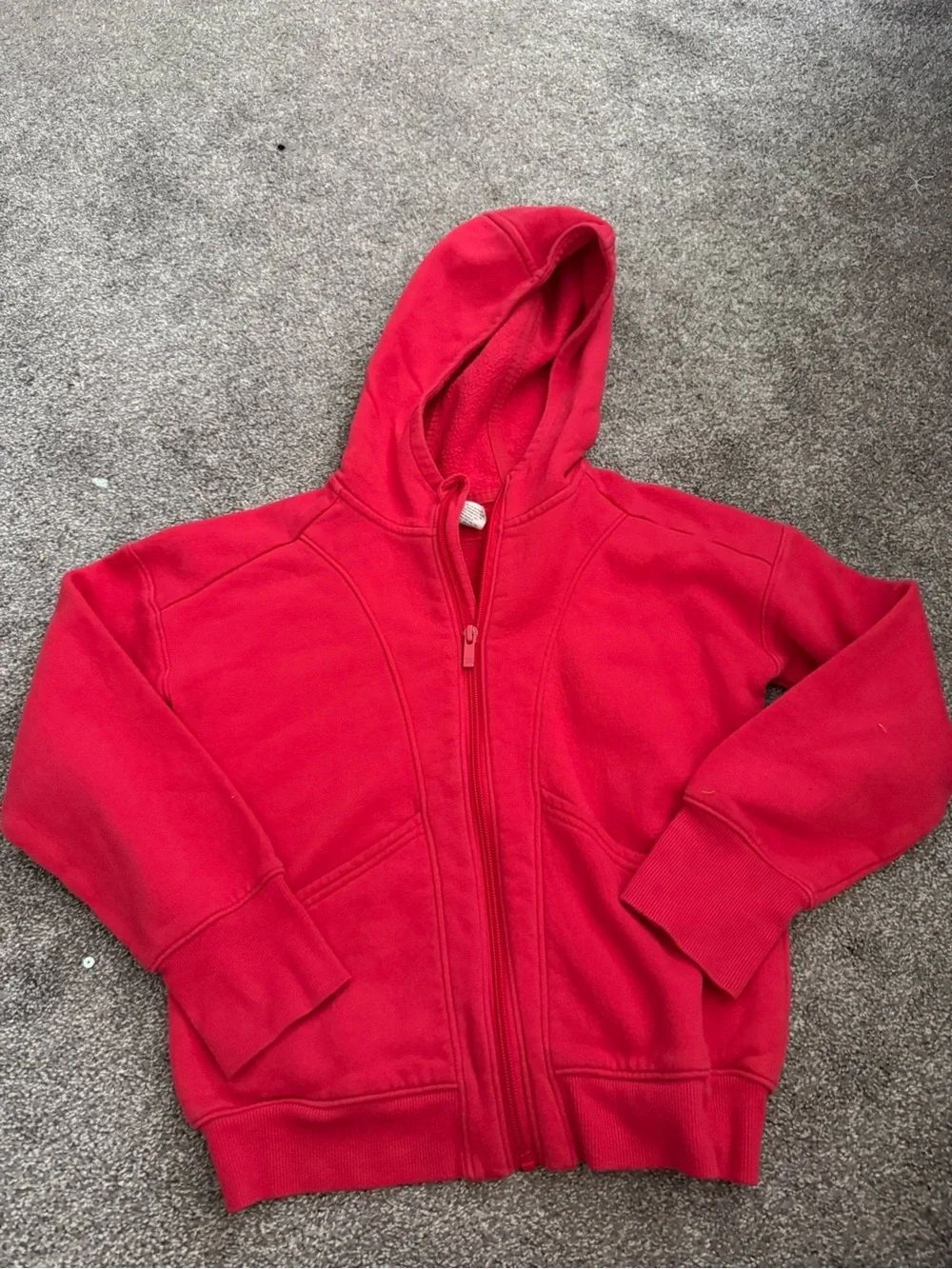 All In Motion Red Zip-Up Hoodie Sz M(8)
